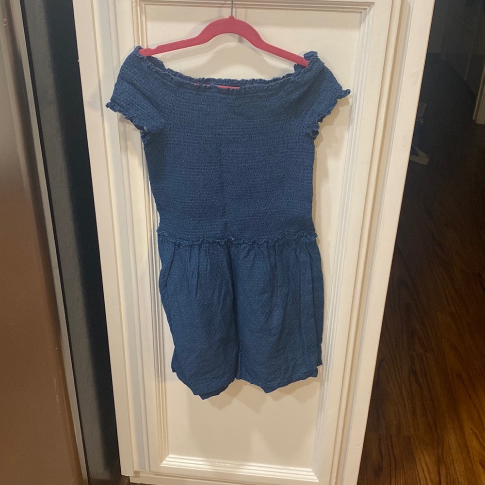 Romper that goes a little off the shoulders